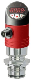 Pressure sensor flush-mounted with 4-digit adjustable LDE-display