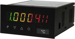 Tricolour digital indicator for measuring of AC voltage and AC current signals