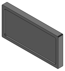 Montwill Produkte: Blindabdeckung 96 x 48 mm