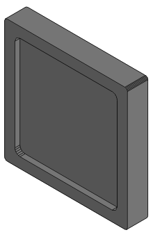 Blindabdeckungen Schalttafelausschnitt 96x96mm