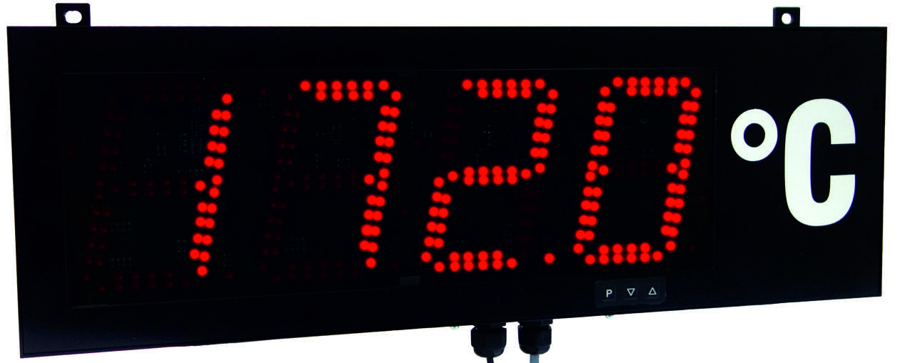 Digital large-size display with interfaces RS232/RS485