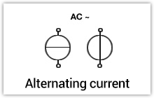 Alternating voltage / current