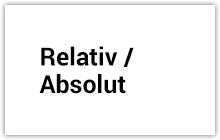 Relativ / Absolut