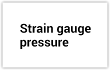 Strain gauge / melt pressure