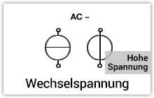 Wechselspannung / Wechselstrom (hohe Spannung)